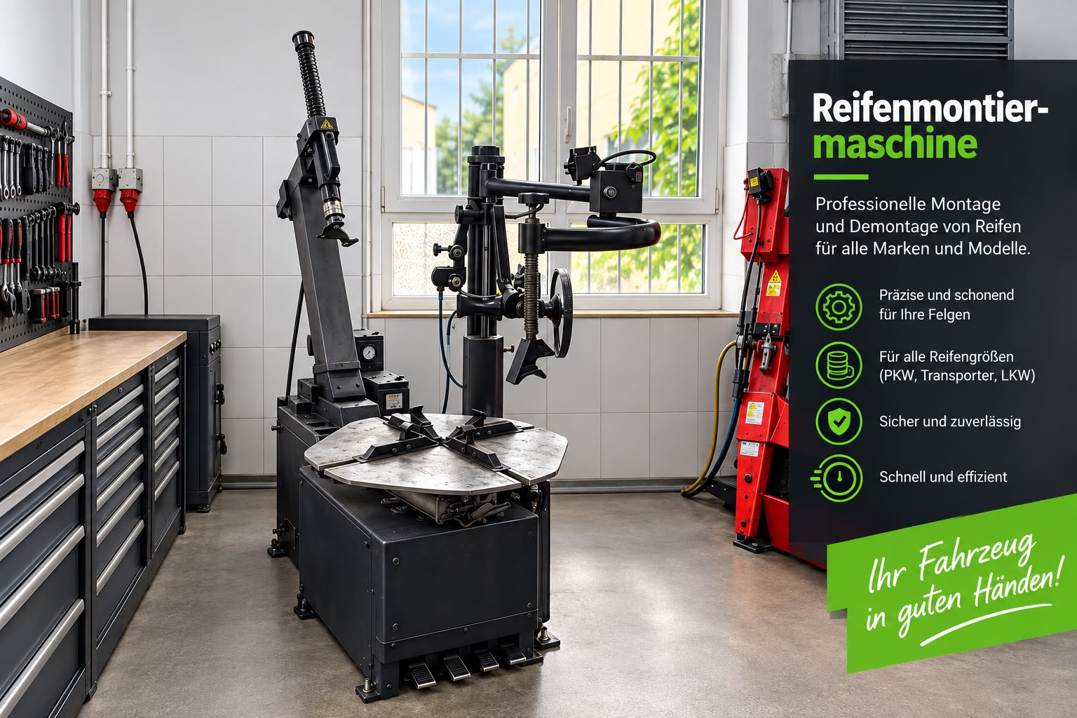 Reifenmontiermaschine