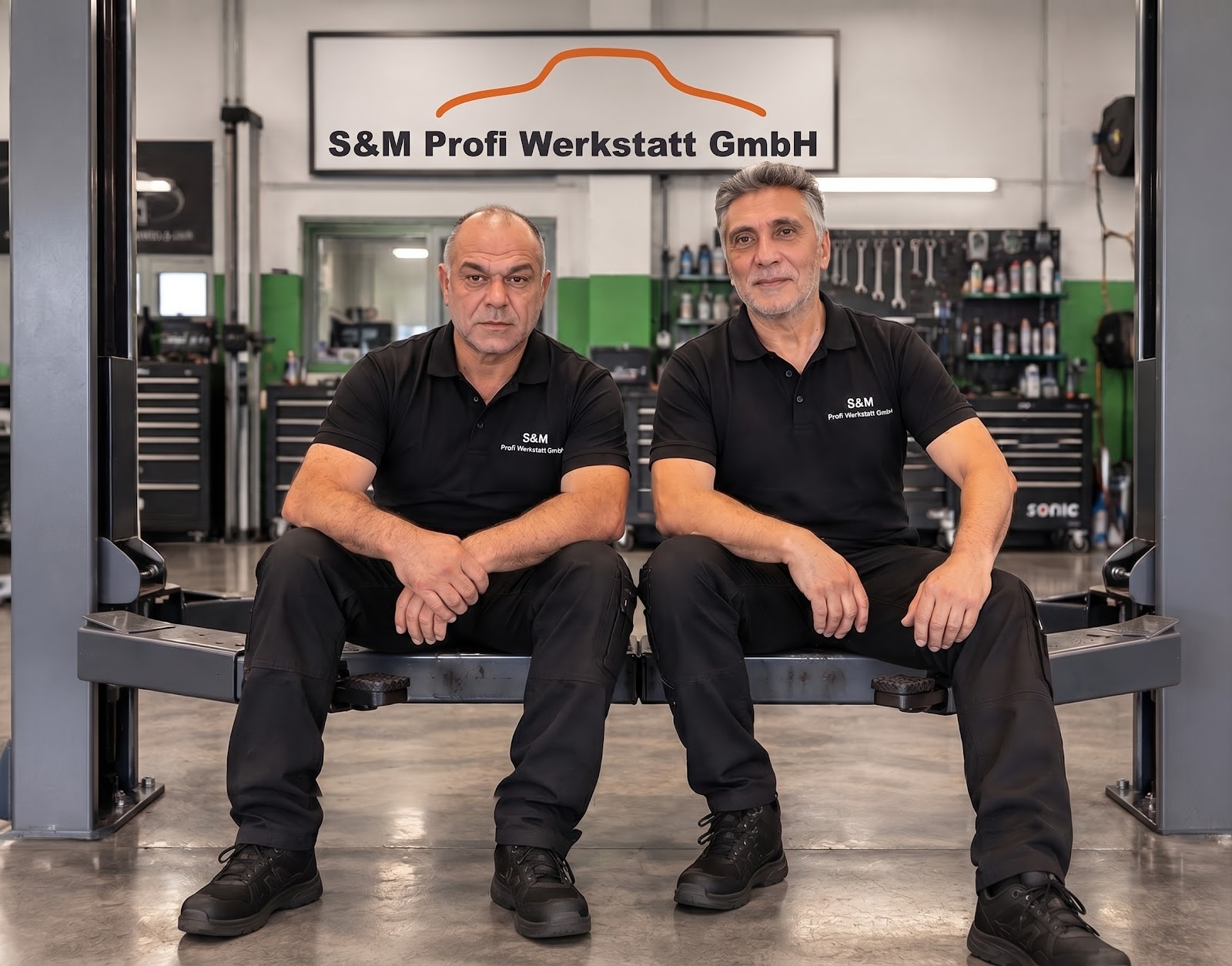 Die Geschäftsführung der S&M Profi-Werkstatt