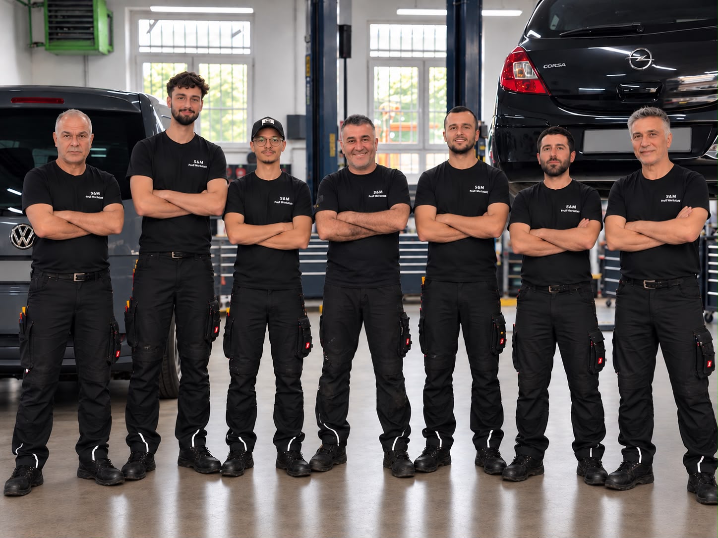 Das Team der S&M Profi-Werkstatt in Nürnberg
